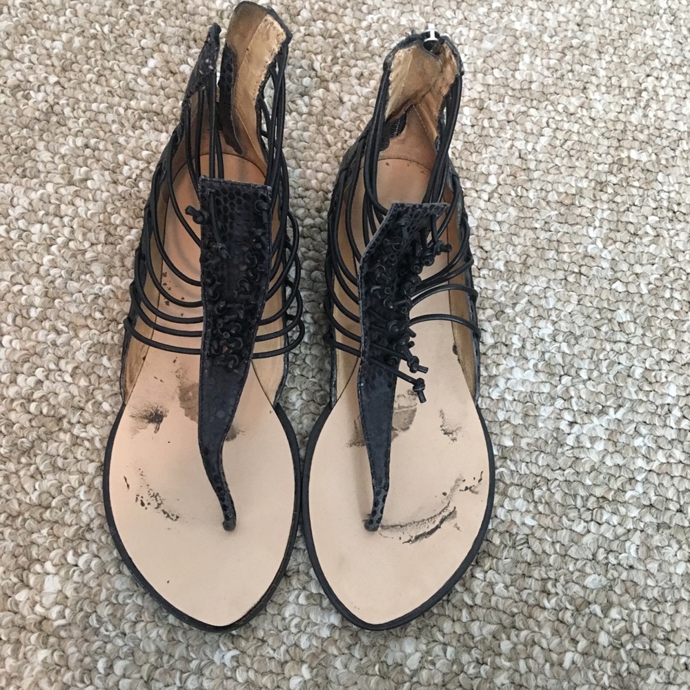 L.A.M.B. Strappy gladiator sandals